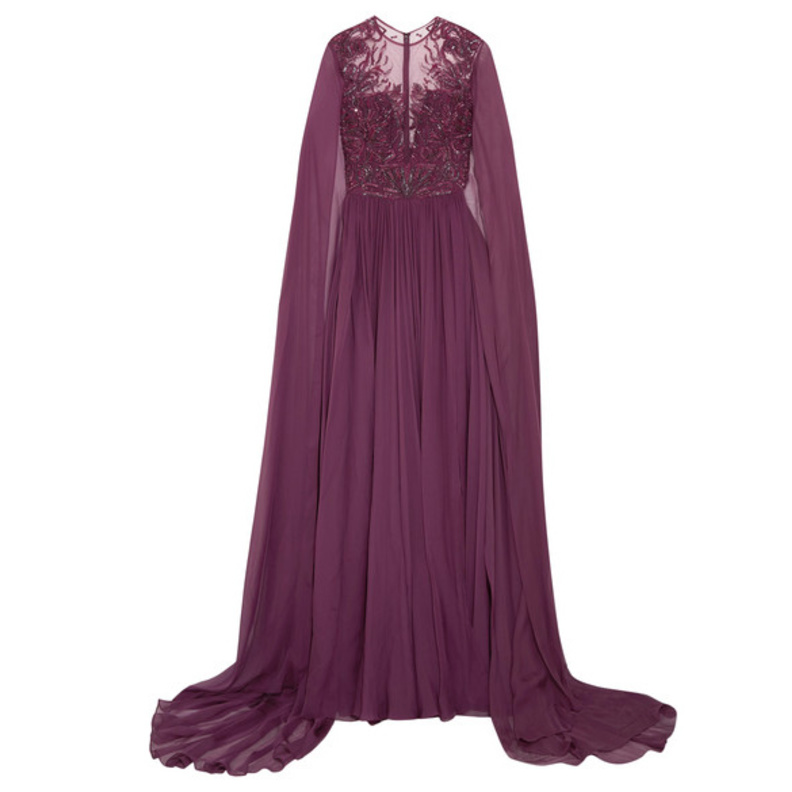 Prada فستان سهرة من الساتان الأسود من