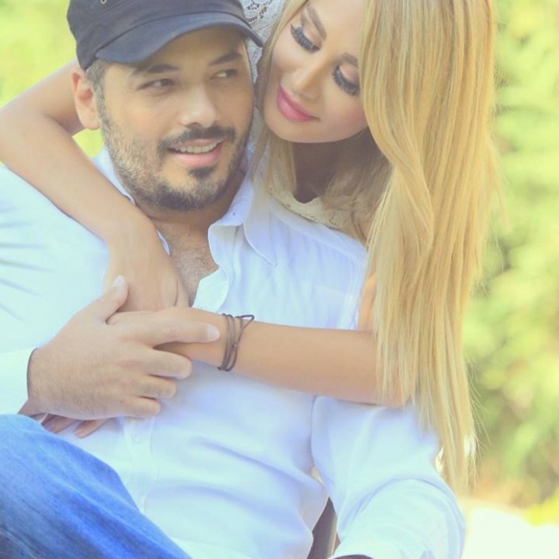 رامي عياش وزوجته