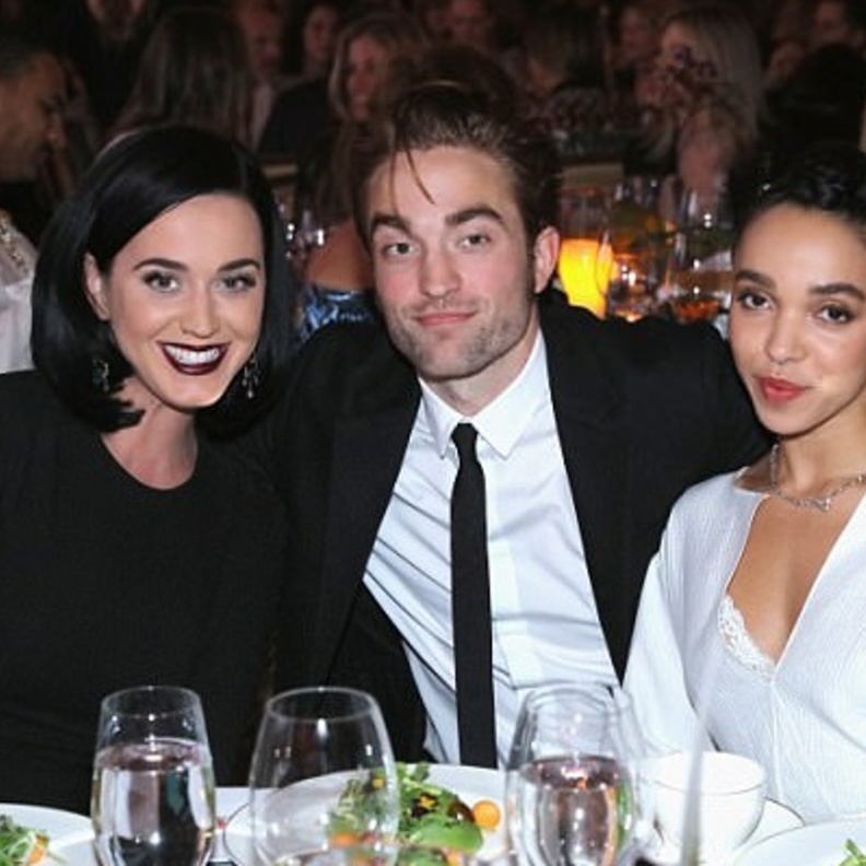 روبرت باتينسون وكاتي بيري وخطيبته السابقة