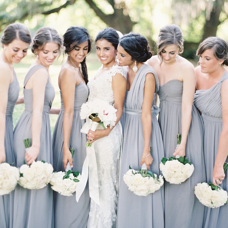 أجمل ثيمات زواج باللون الفضي