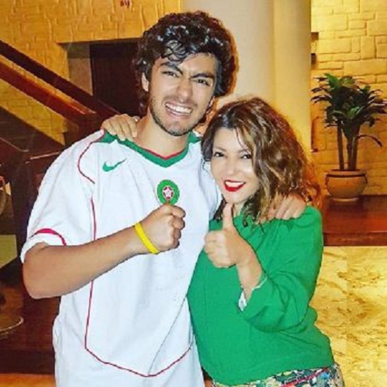 سميرة سعيد وابنها شادي