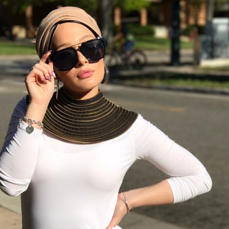 لفة حجاب ناعمة من سندس القطان