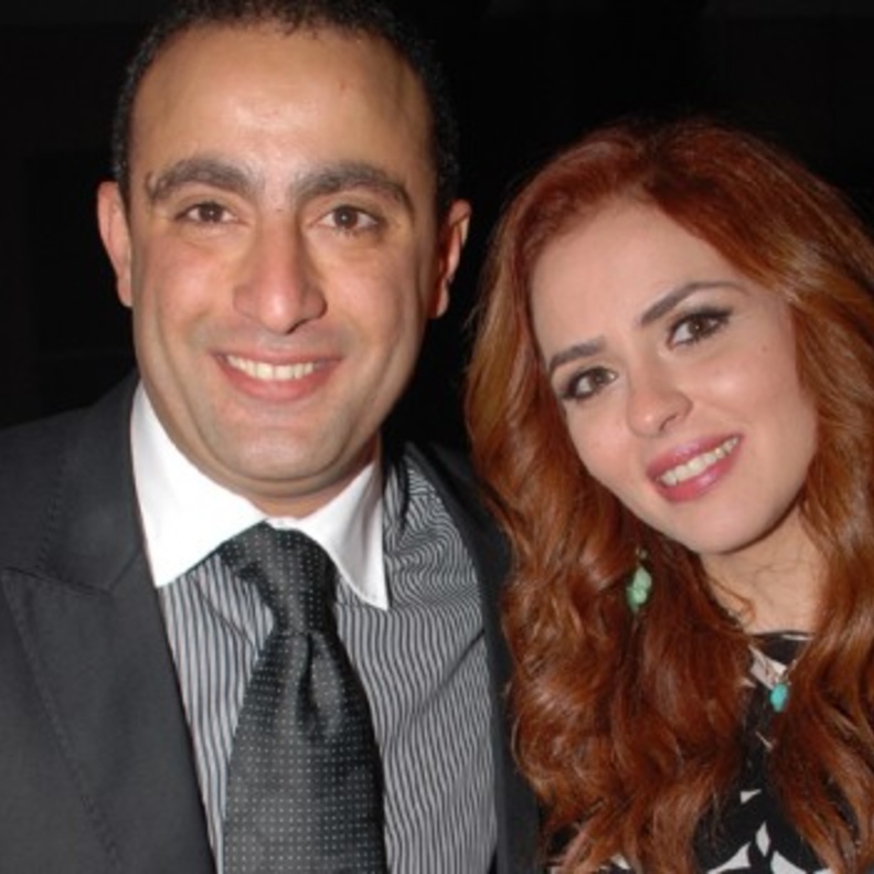 أحمد السقا وزوجته