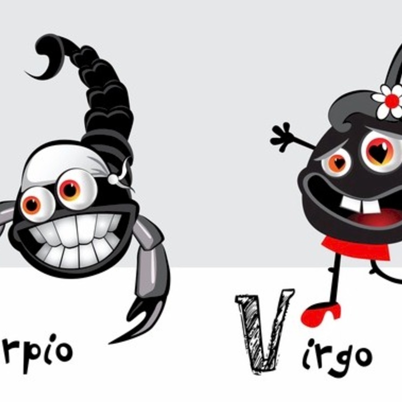 يعجب الرجل من برج العقرب بالمرأة العذراء من النظرة الأولى.