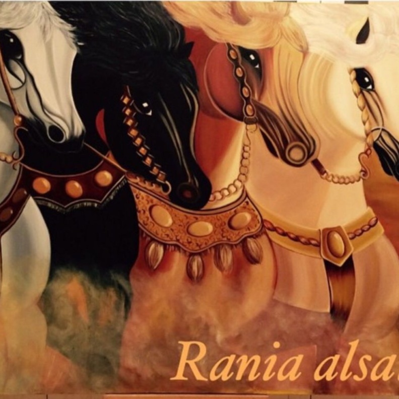 من اعمال الفنانة التشكيلية رانيا سيف