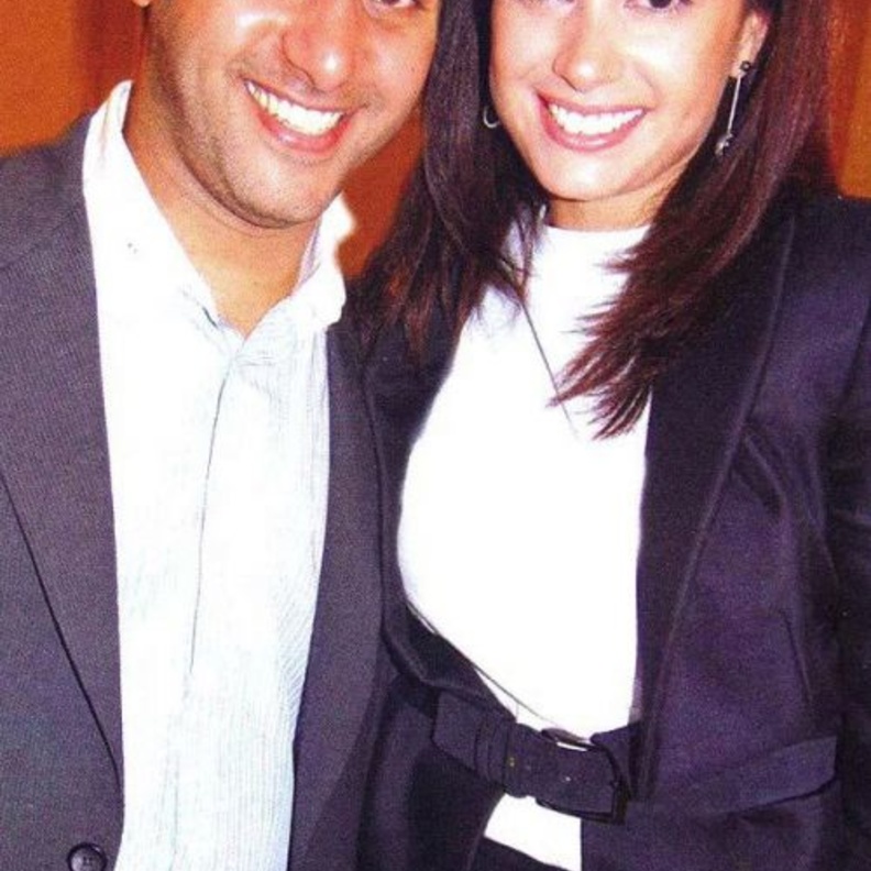 هند صبري وزوجها