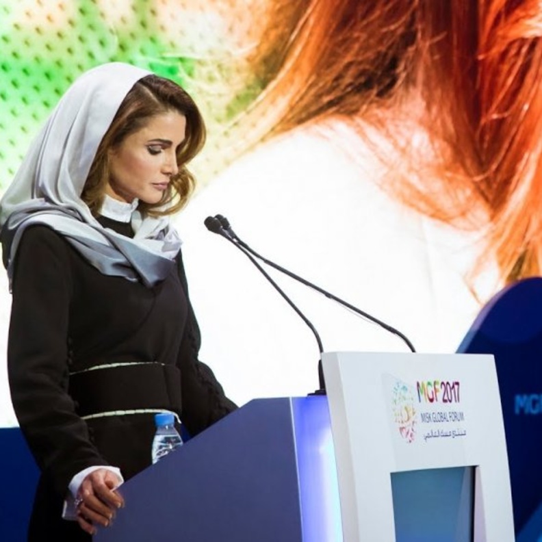 الملكة رانيا تشارك في منتدى مسك العالمي في الرياض