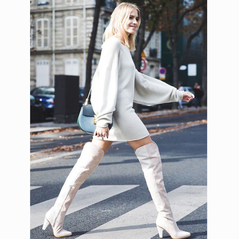 موديلات أحذية بالساق الطويلة