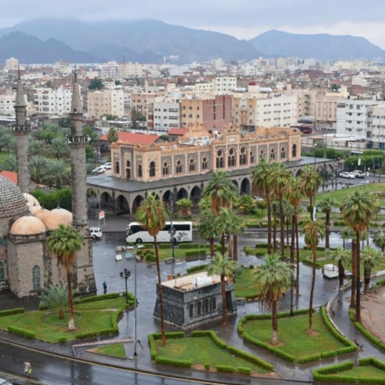 من أمطار المدينة المنورة