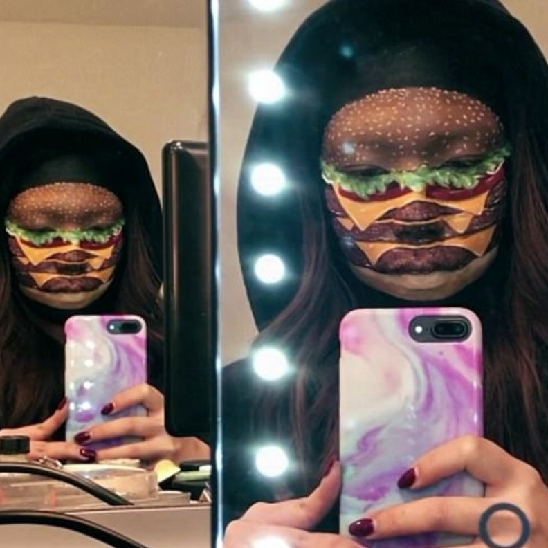 ماكياج الأطباق السريعة مستوحى من ماكدونالدز