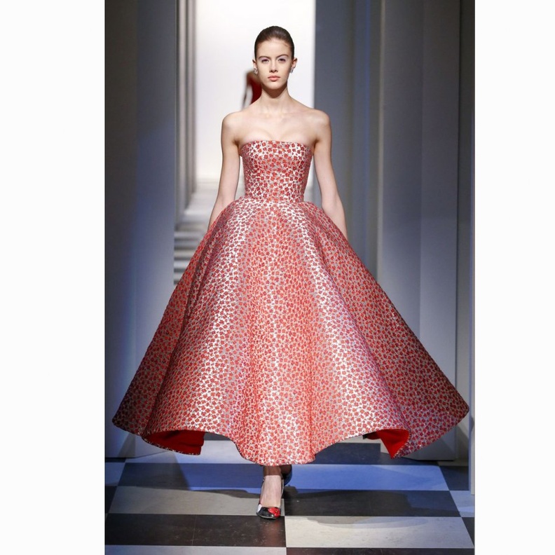 Oscar de la Renta فستان منفوش من