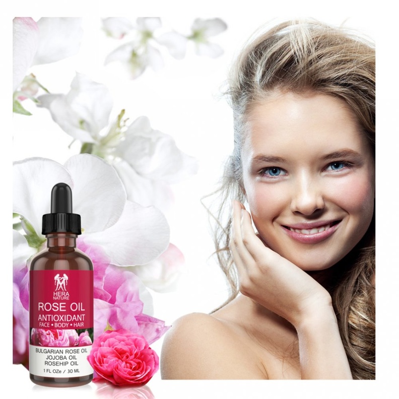 يتميز زيت الورد بخواصه القابضة لذلك فهو يساعد على زيادة تجانس البشرة.