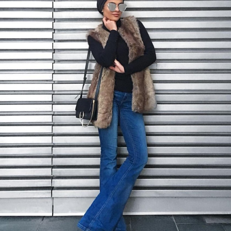 جاكيتات الفرو المتطاير والفاخر باسلوب زينب حمود