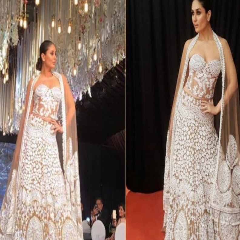 كارينا كابور مع مصمم الازياء الهندي الشهير مانيش مالهوترا 