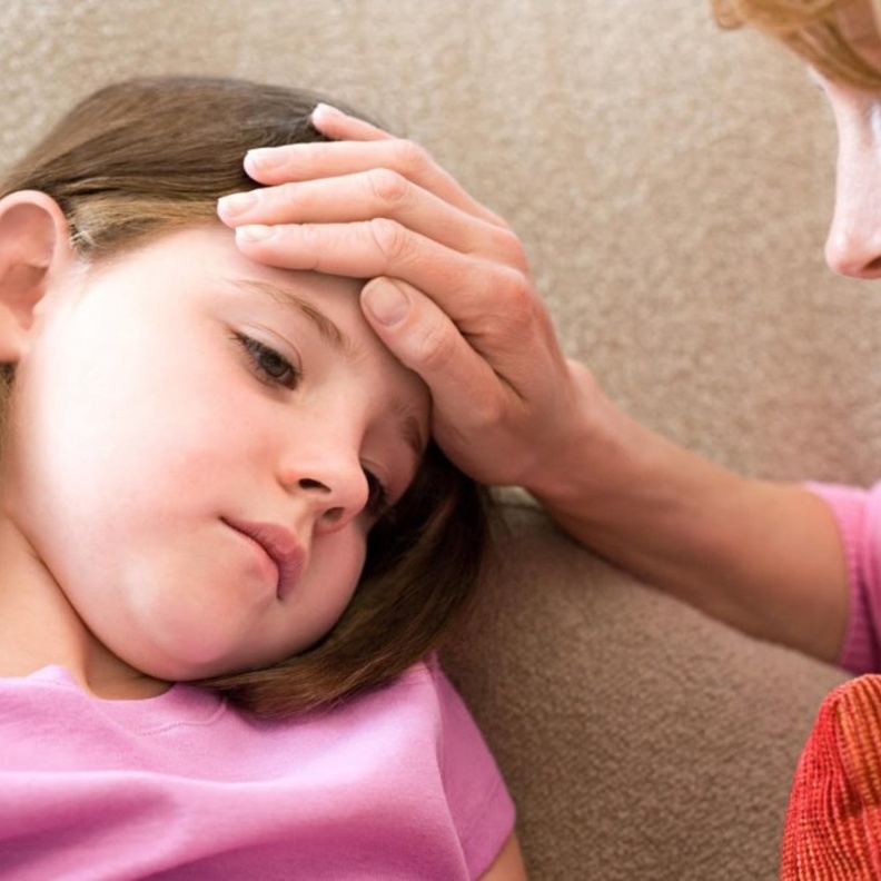 انواع الحمى التي تصيب الاطفال