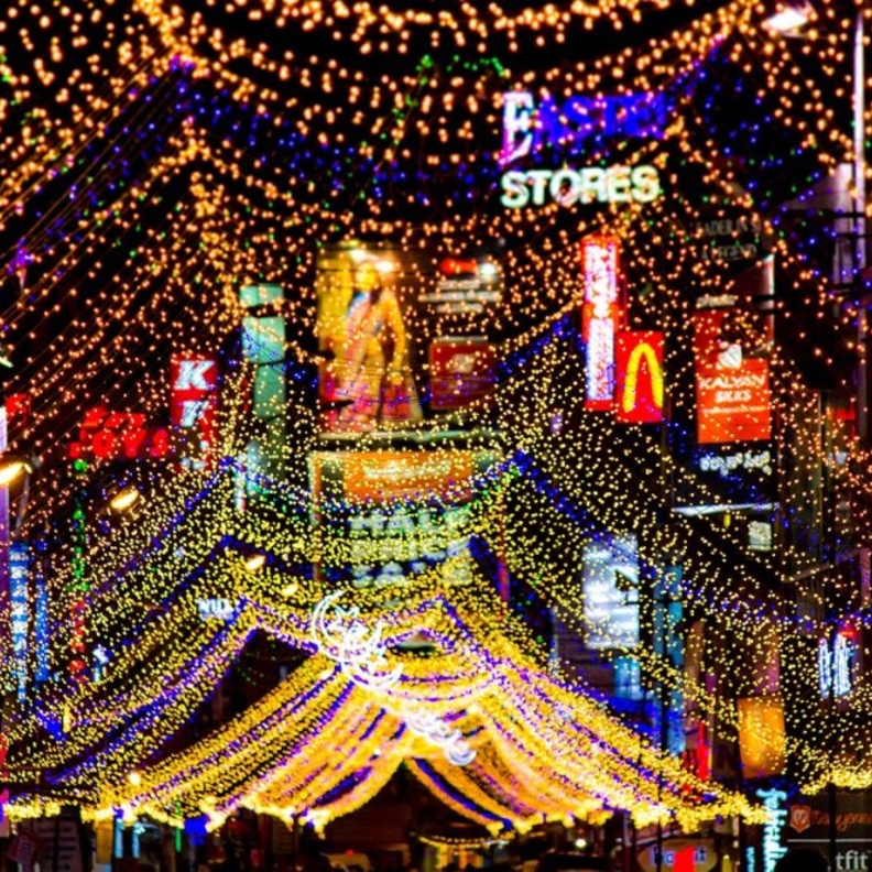 من الشارع التجاري في بنغالور