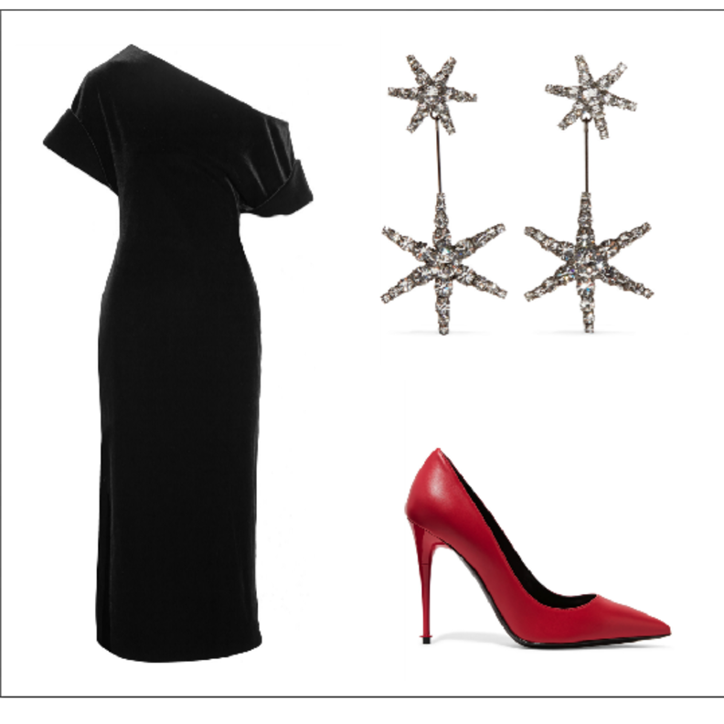 اطلالة كاجوال بأسلوب راقي بالحذاء الأحمر العملي