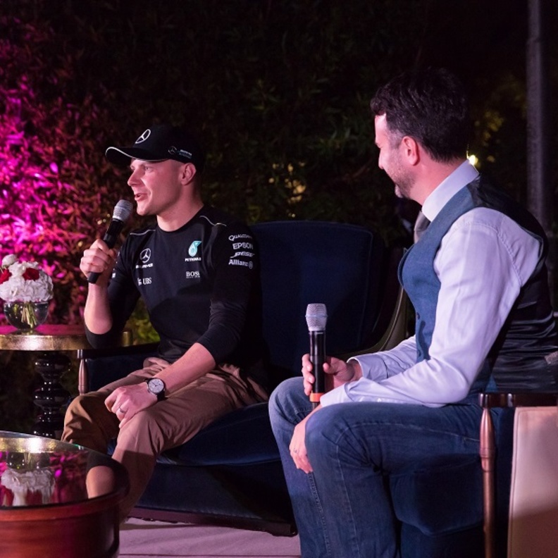 استضاف برنامج "ضيف ستاروود المفضل" ،وهو برنامج ولاء العملاء التابع لشركة "ماريوت الدولية" للفنادق والضيافة ، الفائز بجائزة أبوظبي الكبرى للفورمولا 1 2017 الفنلندي فالتيري بوتاس