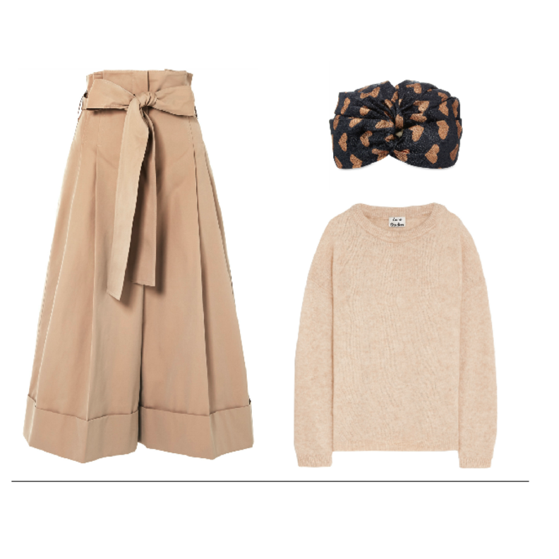 اطلالة نهارية كاجوال بالجينز مع التربان الصوفي