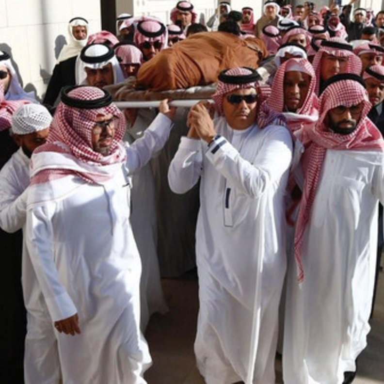 جنازة ابو بكر سالم