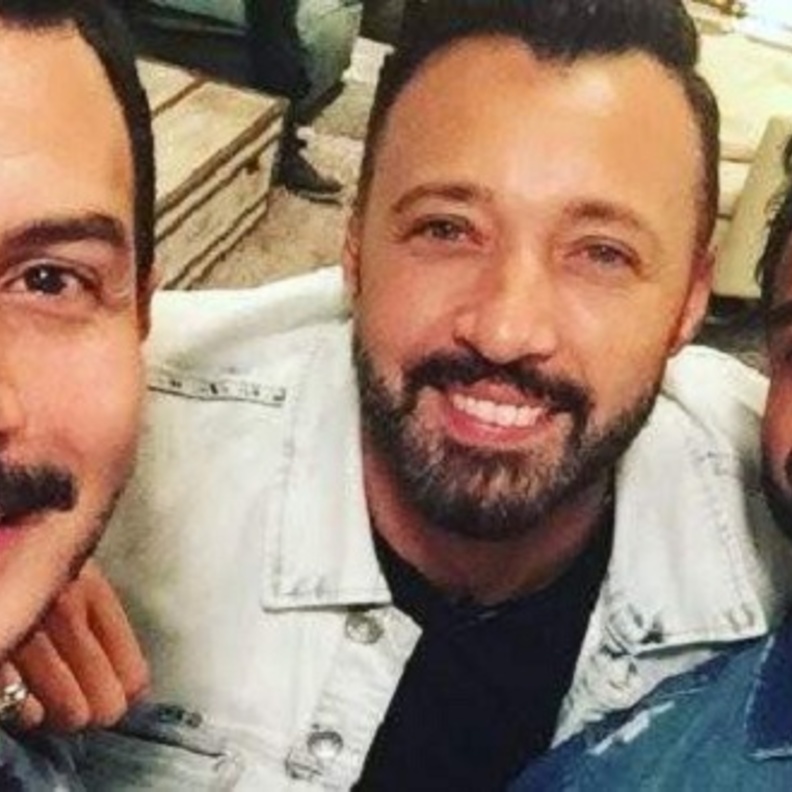 باسل خياط وكريم فهمي واحمد فهمي 