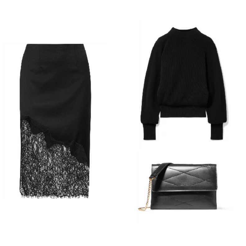 اطلالة شبابية في توب من الدانتيل مع بنطلون جينز