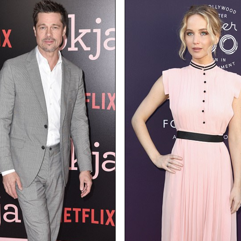 براد بيت وجينيفر لورانس