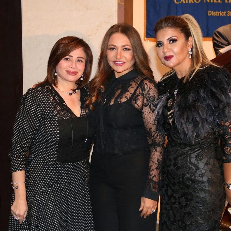 بوسي شلبي وليلى علوي وإلهام شاهين