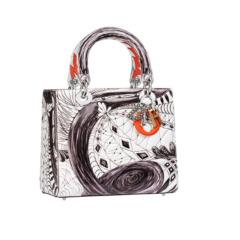 حقيبة DIOR LADY ART JOHN GIORNO