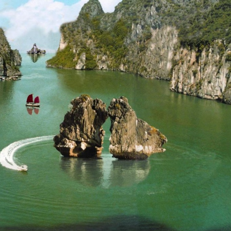 مناظر طبيعية خلابة في مدينة سابا الجبلية