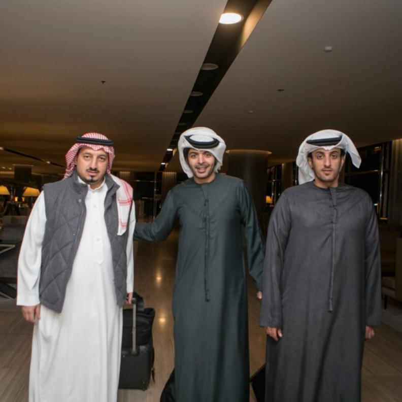 محمد هنيدي في حفل هيئة الرياضة