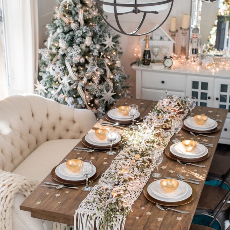 ترتيب طاولة طعام أنيقة من تصميم Design Thusiasm