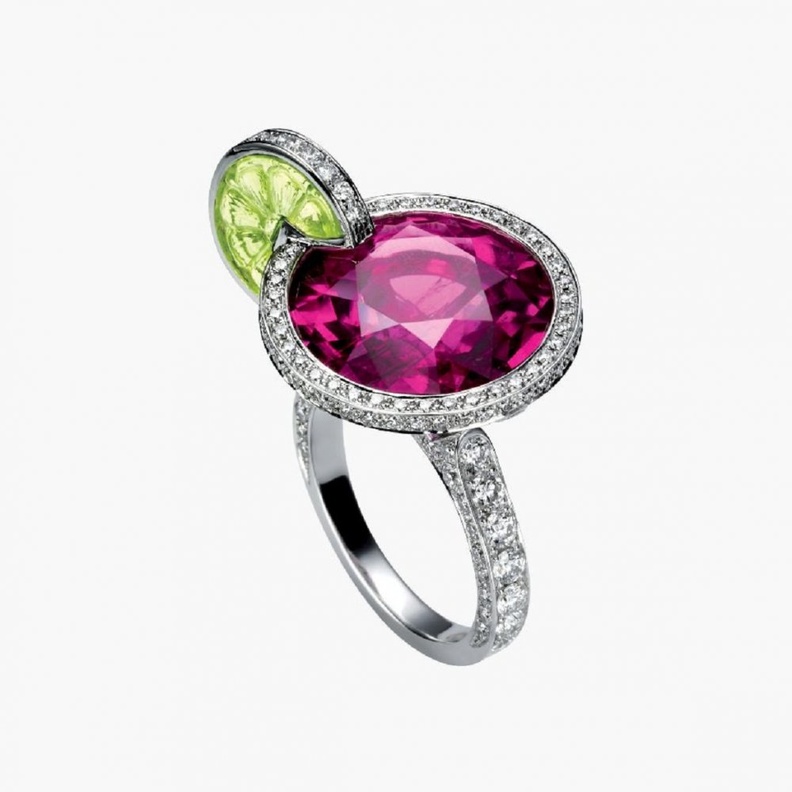 خواتم ملونة للعروس