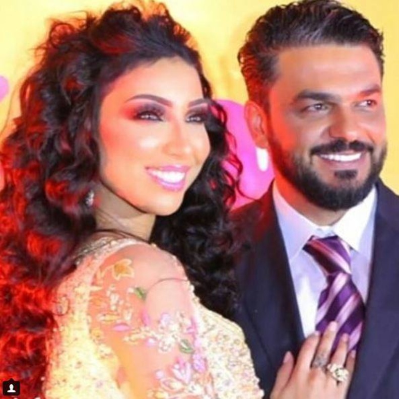 دنيا بطمة وزوجها