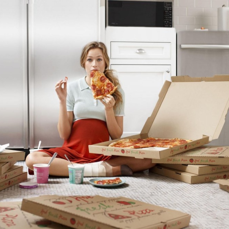 تاثير الوجبات السريعة على الحامل