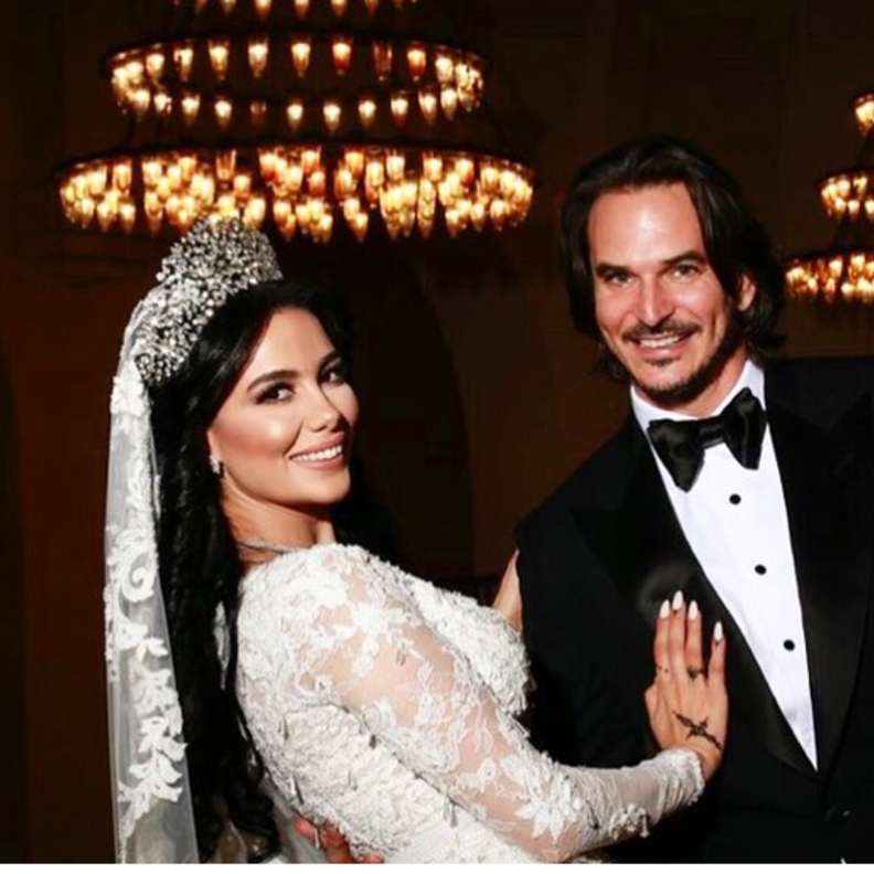 شيماء خلال حفل زفافها