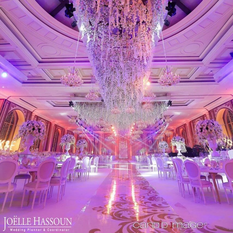 صور ديكورات اعراس فخمة من تنظيم ايلي برشان