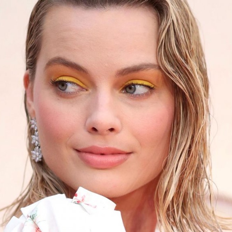 مكياج 2018 بالوان الاصفر باسلوب مارغوت روبي‎ Margot Robbie