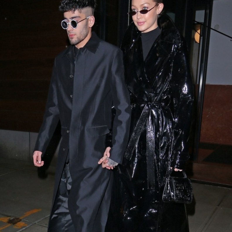 جيجي حديد مع زين مالك في عيد ميلاده