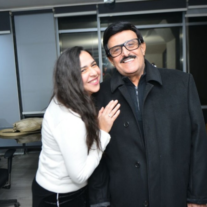 ايمي سمير غانم ووالدها