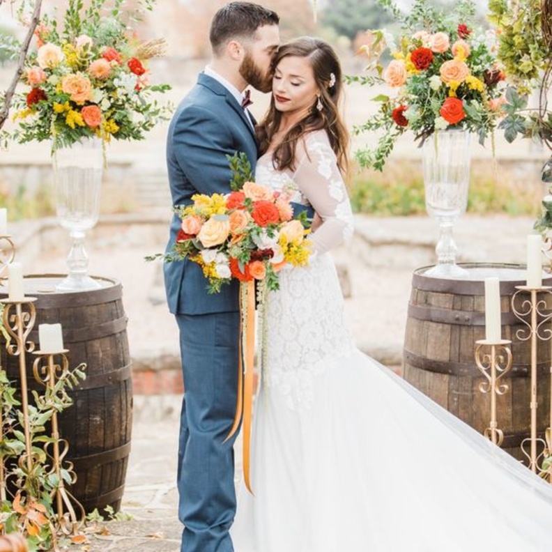 البوكيه الصفراء تناسب العروس التي تحب الالوان الزاهية