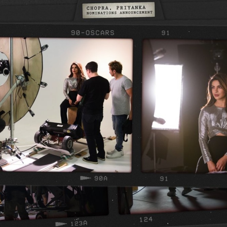 بريانكا تشوبرا تشارك في الإعلان عن ترشيحات الأوسكار