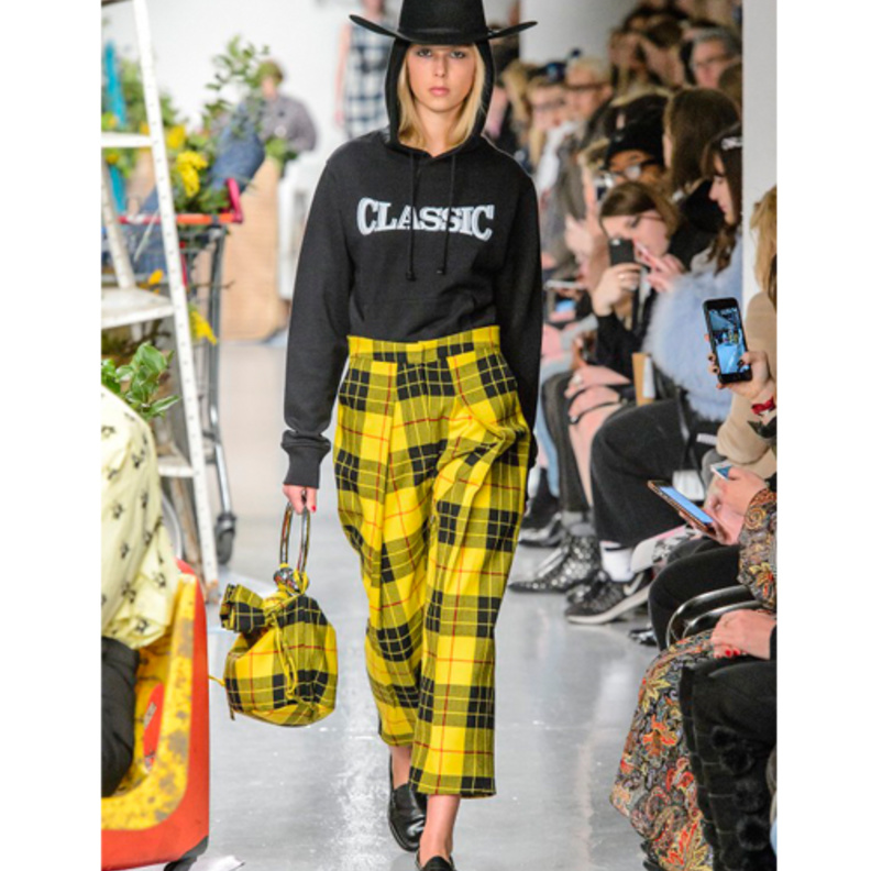 بناطيل كاروهات موضة شتاء 2018