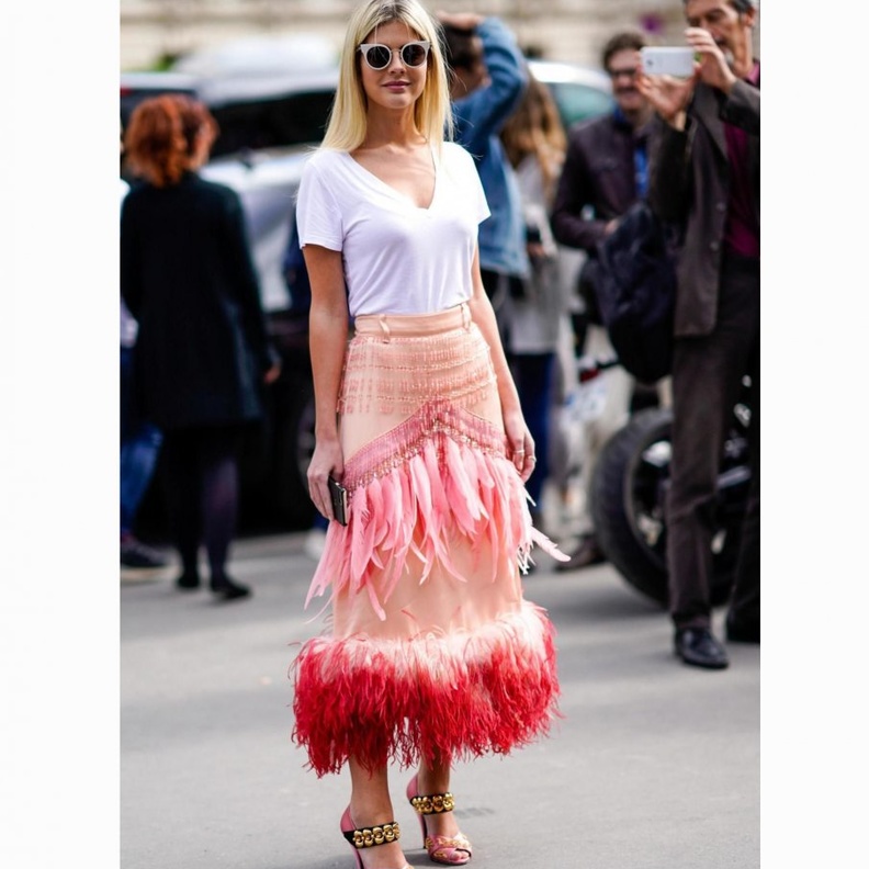 الريش موضة جريئة ومبتكرة