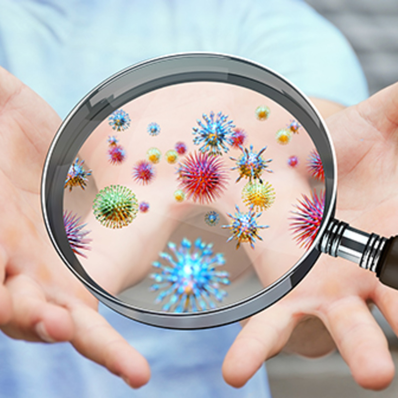 الفيروسات هي المسبب الرئيسي لمعظم الامراض التي تصيب الانسان