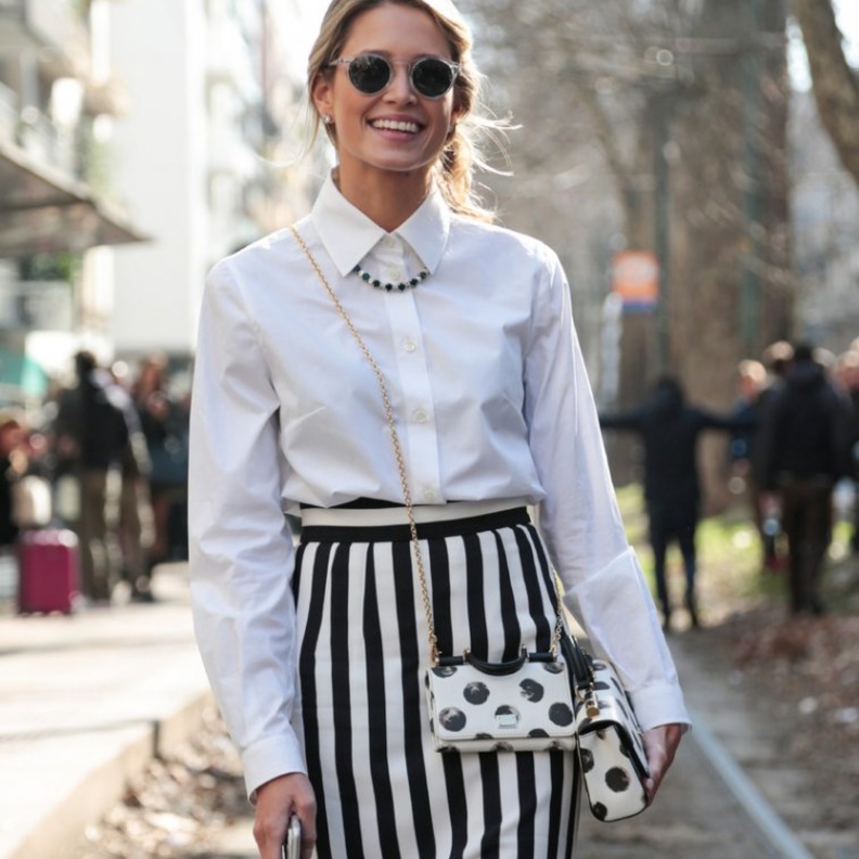 لمختلف المناسبات والمشاوير عليك بتنسيق باللونين الأسود والأبيض