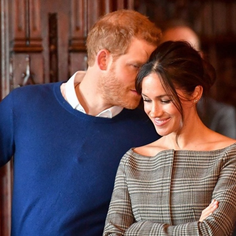 الأمير هاري وميغان ماركل في الزفاف الملكي