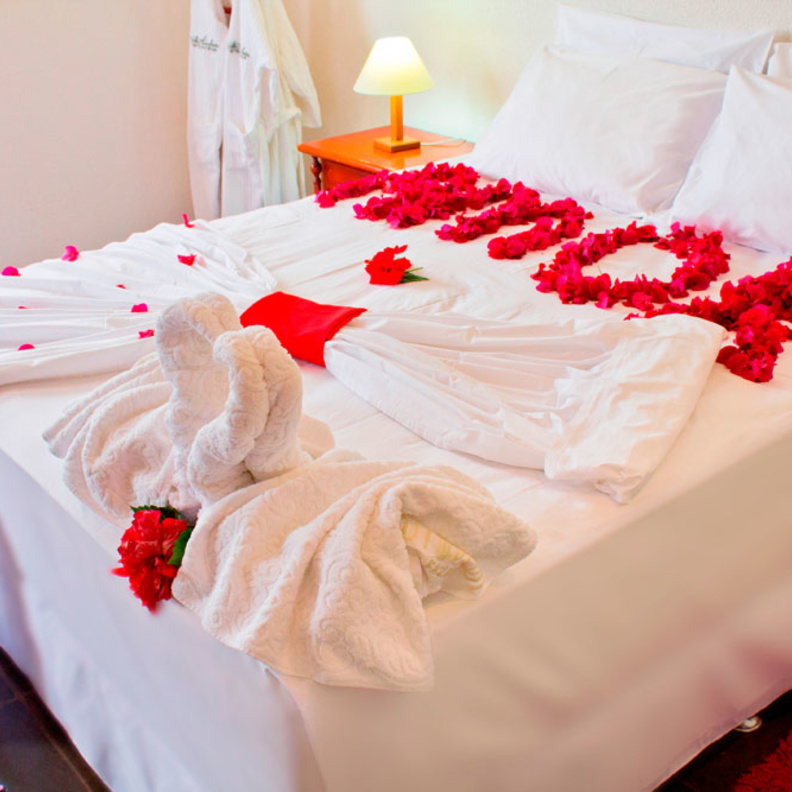 غرفة رومنسية لعيد الحب
