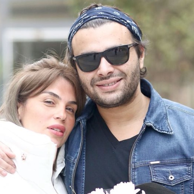 رامي صبري وزوجته