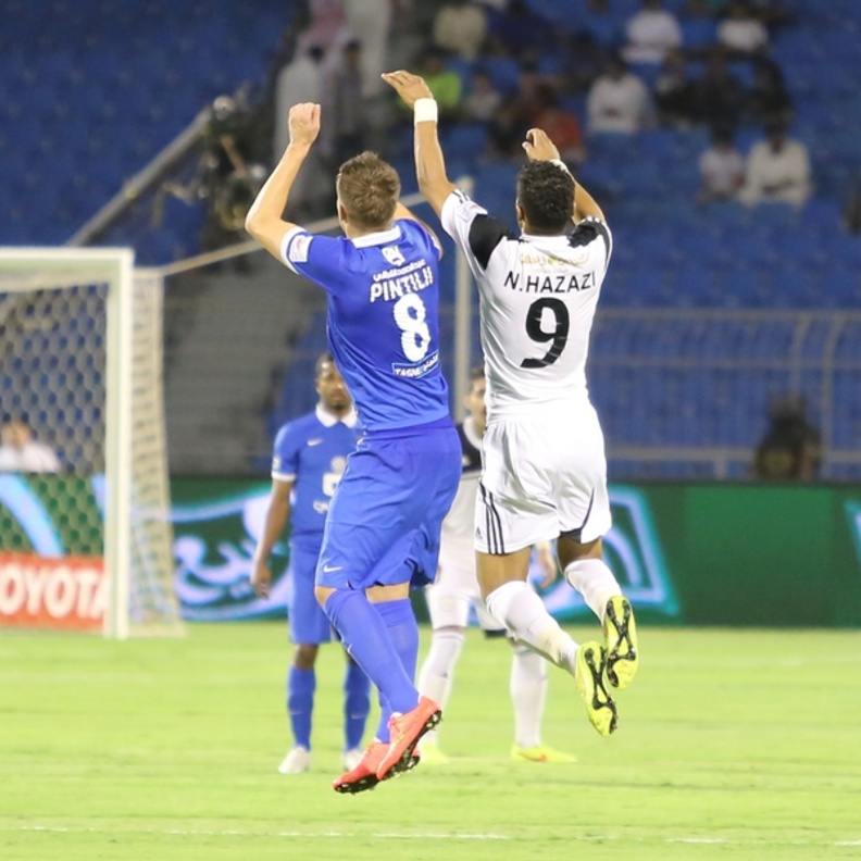 مباراة الاهلي والفيحاء 1-1